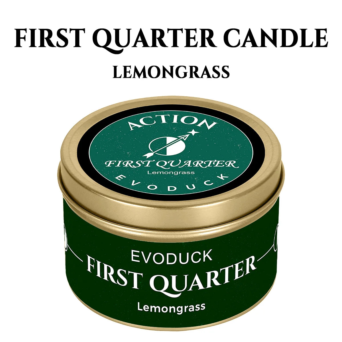 1pc EVODUCK New Moon Scented Candles 3oz Energy Boosting White Sage Scented Candle