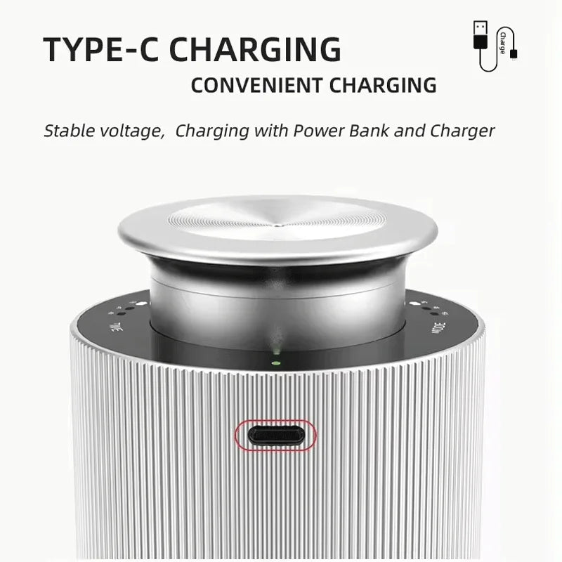 Car Diffuser Waterless Essential Oil Diffuser Aromatherapy Atomizing Diffuser For Office Room Portable Home Freshener Device