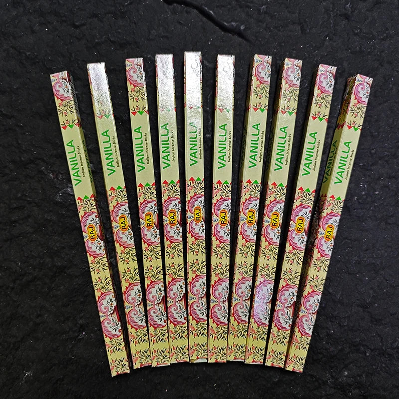 10 Box Authentic Indian Incense Sticks Premium Handmade Rose Sage Jasmine Lavender for Meditation Yoga Buddha Home Aromatherapy