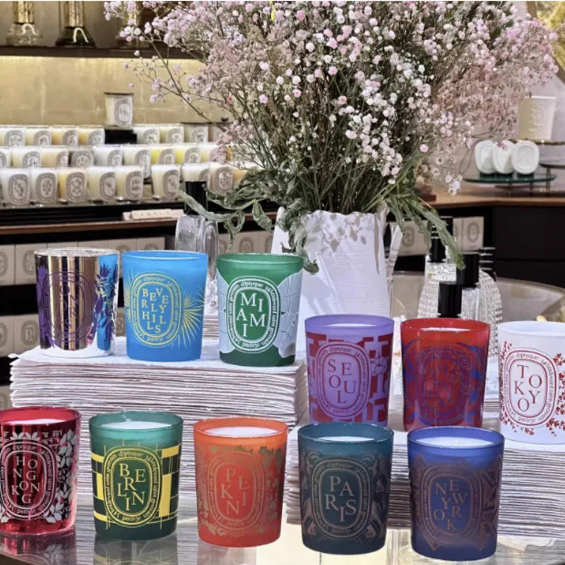 Transparent Scented Fragrance Candle Light Gift Scented Aromatic Candles Candle Jar