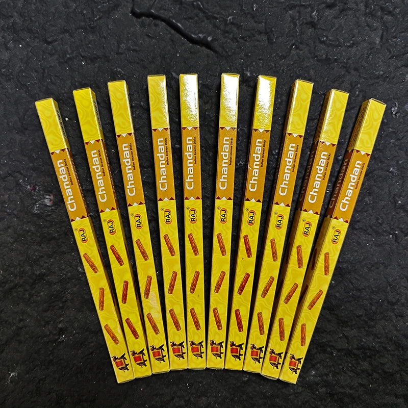 10 Box Authentic Indian Incense Sticks Premium Handmade Rose Sage Jasmine Lavender for Meditation Yoga Buddha Home Aromatherapy