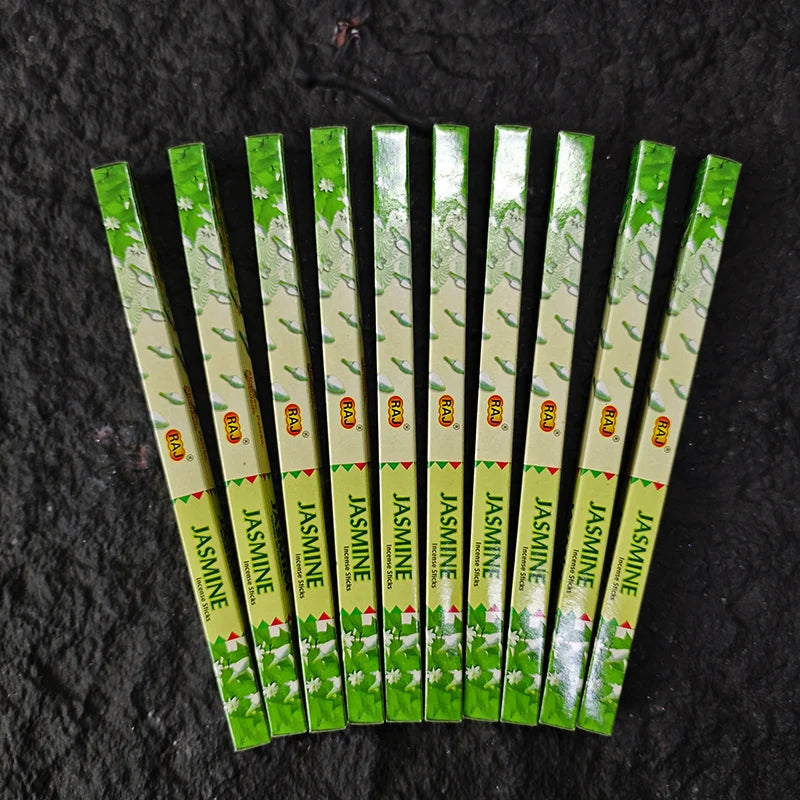 10 Box Authentic Indian Incense Sticks Premium Handmade Rose Sage Jasmine Lavender for Meditation Yoga Buddha Home Aromatherapy