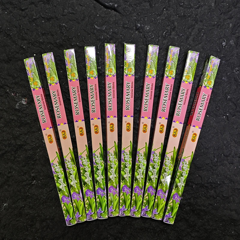 10 Box Authentic Indian Incense Sticks Premium Handmade Rose Sage Jasmine Lavender for Meditation Yoga Buddha Home Aromatherapy