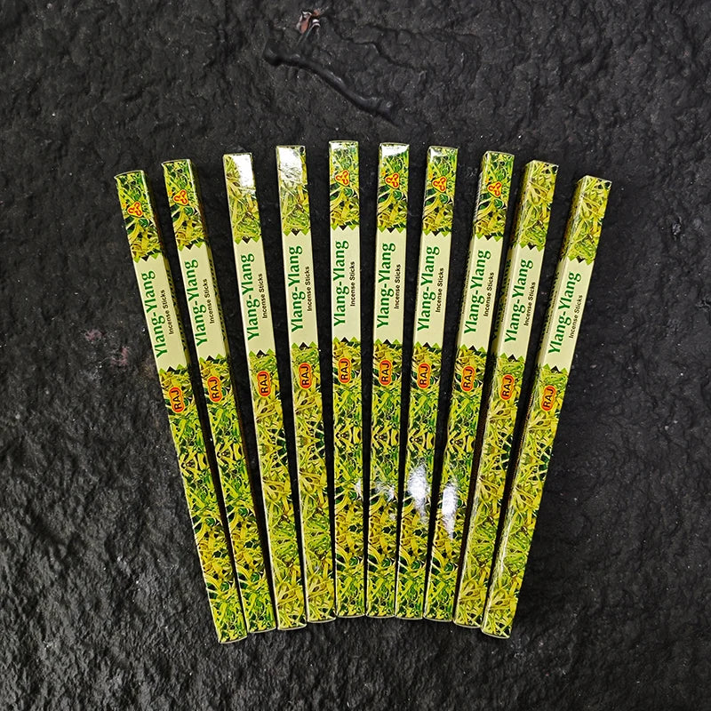 10 Box Authentic Indian Incense Sticks Premium Handmade Rose Sage Jasmine Lavender for Meditation Yoga Buddha Home Aromatherapy