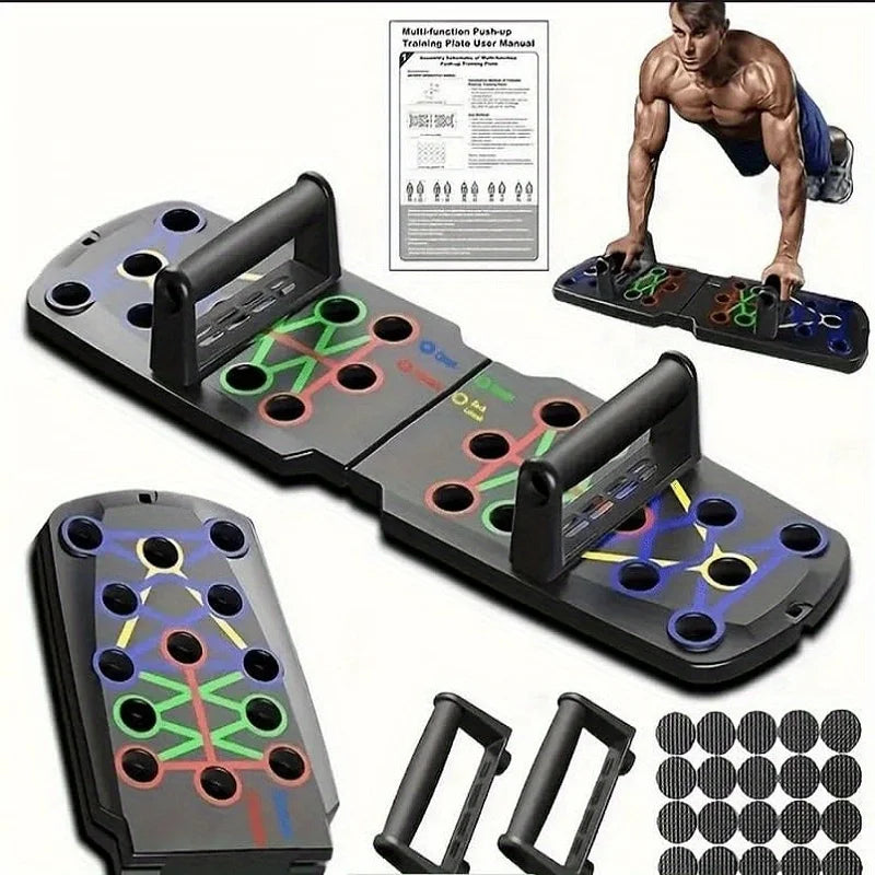 Multi-Functional Pushup Stands System Fitness Floor Chest Muscle Exercise Professional Trainer Tool for Men Women