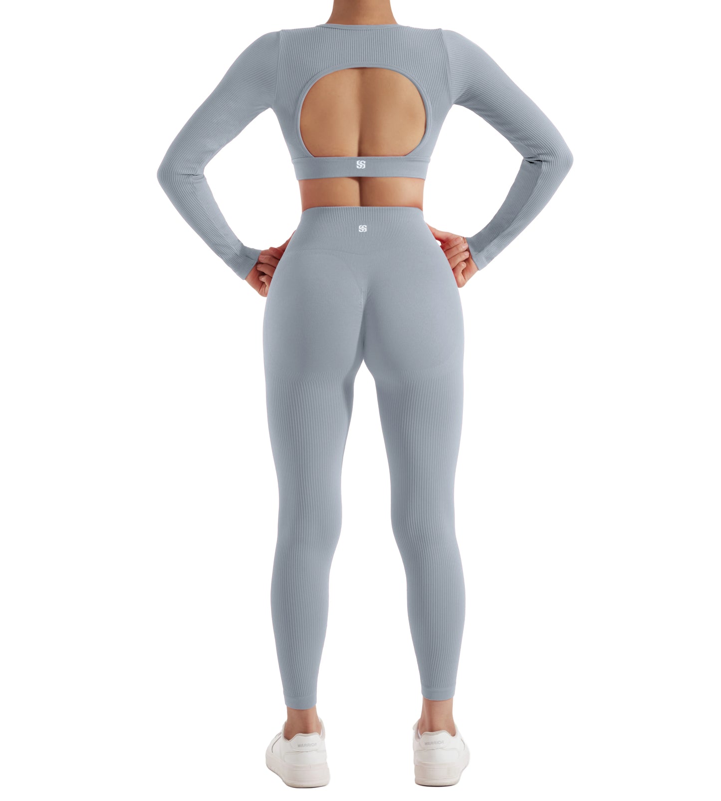2PCS Yoga Suit Women Sports Set Quick-Drying Gym Set Tracksuit Running Workout Long Sleeve Sports Shirt Yoga Set Yoga Clothing