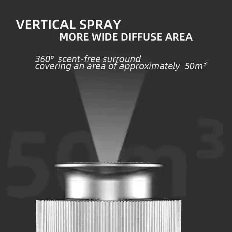 Car Diffuser Waterless Essential Oil Diffuser Aromatherapy Atomizing Diffuser For Office Room Portable Home Freshener Device