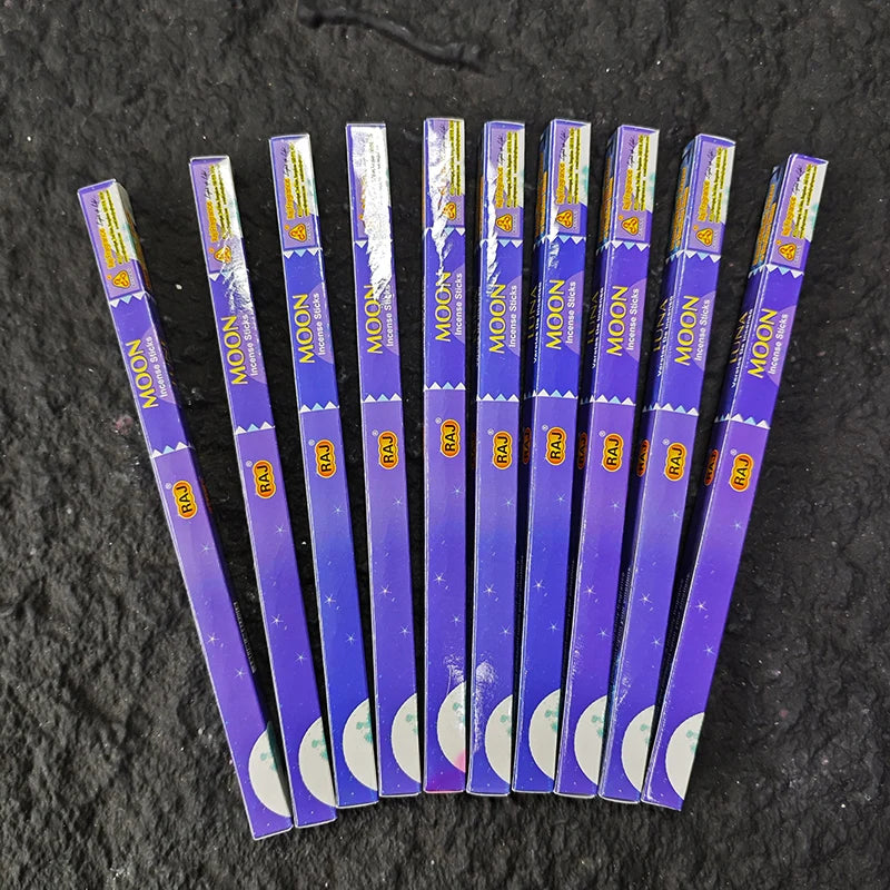 10 Box Authentic Indian Incense Sticks Premium Handmade Rose Sage Jasmine Lavender for Meditation Yoga Buddha Home Aromatherapy
